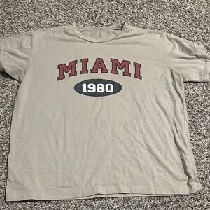 Miami 1980 Beige T-Shirt